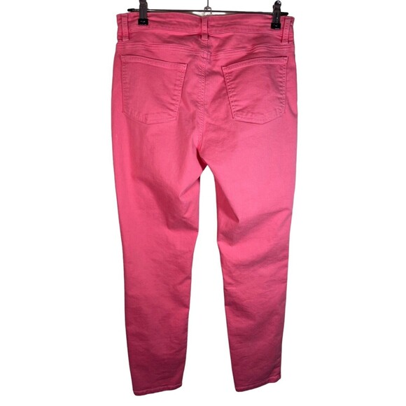Eileen Fisher Jeans Women's Size 6 Salmon Organic Cotton 5-Pocket Pants - Picture 2 of 13